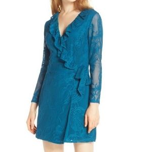 Lilly Pulitzer| Tiki Wrap Ruffle Romper small NWT